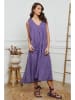 Fleur de Lin Leinen-Kleid in Lila