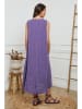 Fleur de Lin Leinen-Kleid in Lila