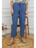 Fleur de Lin Linnen broek "Ferria" blauw