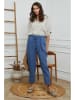 Fleur de Lin Linnen broek "Ferria" blauw