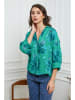 Joséfine Linnen blouse groen