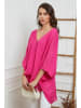Joséfine Leinen-Bluse  in Pink