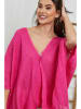 Joséfine Leinen-Bluse  in Pink