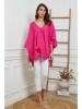 Joséfine Leinen-Bluse  in Pink