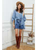Fleur de Lin Leinen-Bluse  in Hellblau