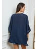 Joséfine Linnen blouse donkerblauw