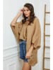 Joséfine Linnen blouse lichtbruin