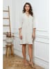 Joséfine Leinen-Kleid in Beige
