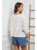 Joséfine Leinen-Bluse  in Creme