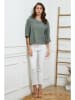 Fleur de Lin Linnen blouse kaki