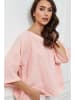Joséfine Leinen-Bluse  in Rosa