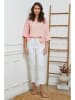 Fleur de Lin Leinen-Bluse  in Rosa