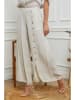 Joséfine Leinen-Hose "Gladys" in Creme