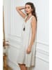 Joséfine Leinen-Kleid in Beige
