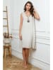 Joséfine Leinen-Kleid in Beige