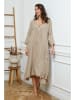 Joséfine Linnen jurk beige