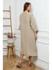 Joséfine Linnen jurk beige