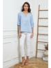Joséfine Linnen blouse lichtblauw