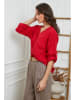 Fleur de Lin Linnen blouse rood