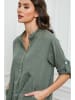 Joséfine Leinen-Bluse  in Khaki