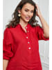Joséfine Leinen-Bluse  in Rot
