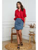 Fleur de Lin Leinen-Bluse  in Rot