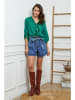 Joséfine Linnen blouse groen
