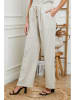 Joséfine Leinen-Hose in Creme