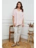 Joséfine Leinen-Bluse  in Rosa