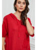 Joséfine Leinen-Bluse  in Rot