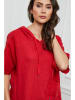 La Compagnie Du Lin Lniana bluzka w kolorze czerwonym