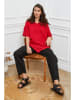 Joséfine Leinen-Bluse  in Rot