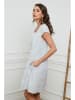 Joséfine Leinen-Kleid in Grau