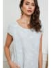 Fleur de Lin Leinen-Kleid in Grau