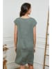 Joséfine Leinen-Kleid in Khaki