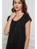 Joséfine Leinen-Kleid in Schwarz
