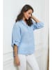 Joséfine Leinen-Bluse  in Hellblau