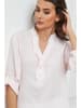 Joséfine Linnen blouse lichtroze