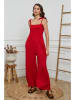 La Compagnie Du Lin Leinen-Jumpsuit "Naomi" in Rot