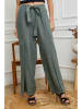 La Compagnie Du Lin Leinen-Hose in Khaki