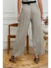 La Compagnie Du Lin Leinen-Hose in Taupe