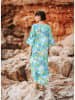 Isla Bonita by SIGRIS Kaftan w kolorze turkusowym