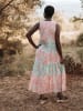 Isla Bonita by SIGRIS Sukienka w kolorze turkusowo-jasnoróżowym