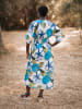 Isla Bonita by SIGRIS Sukienka w kolorze biało-błękitnym