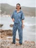 Isla Bonita by SIGRIS Spodnie w kolorze granatowo-błękitnym