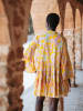 Isla Bonita by SIGRIS Sukienka w kolorze żółtym