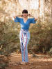 Isla Bonita by SIGRIS Hose in Weiß/ Blau