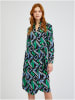 orsay Kleid in Schwarz/ Grün/ Hellblau