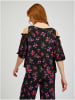orsay Bluse in Schwarz/ Pink
