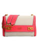 Guess Schoudertas beige/roze - (B)27 x (H)17 x (D)8 cm